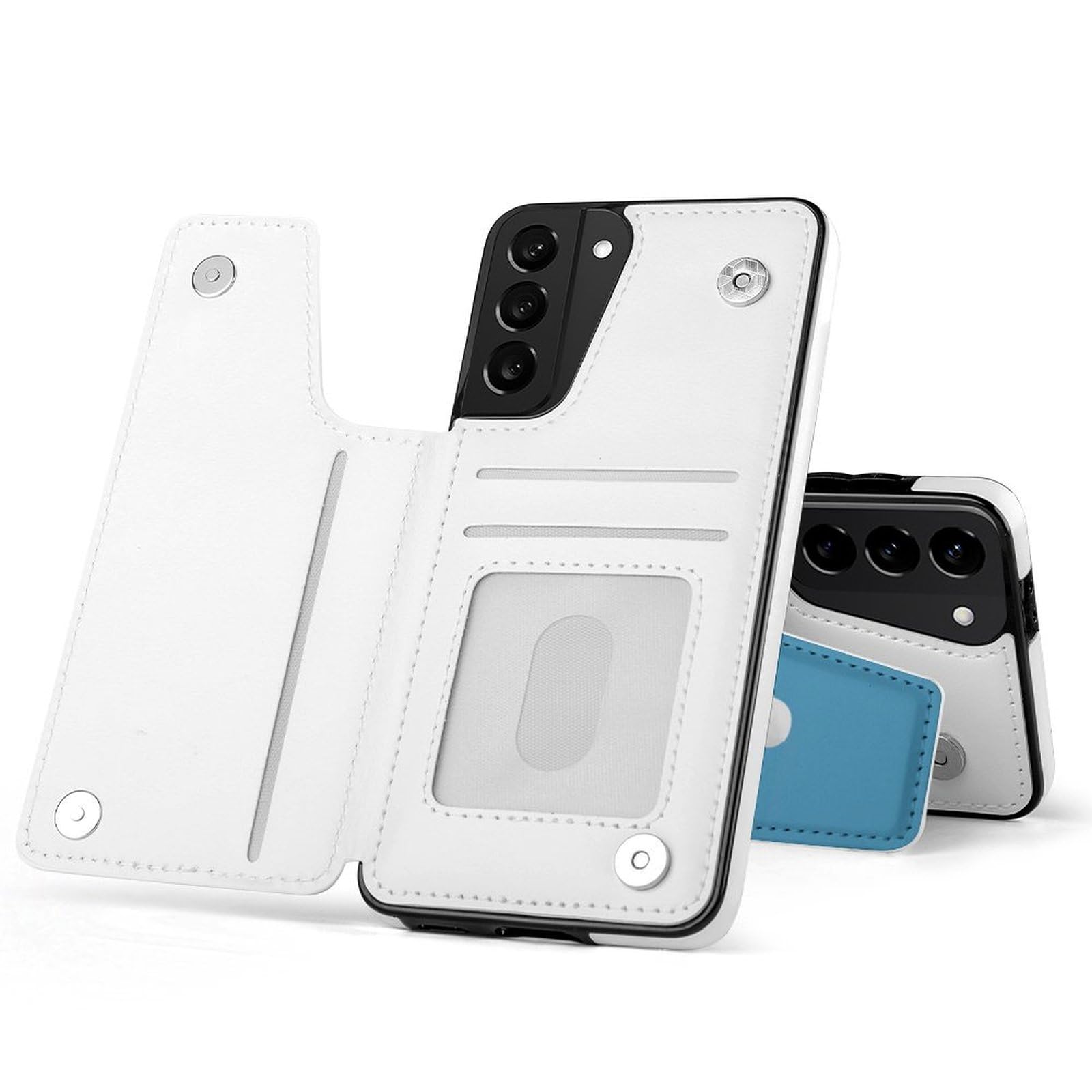 Samsung Galaxy S21 ホワイト 本体 ケース付き Galaxy S S21 5G ケース クリア SC-51B スマホ カバー GalaxyS215G